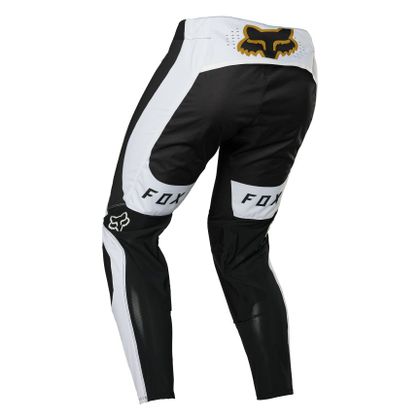 Pantalón de motocross Fox FLEXAIR MIRER - WHITE BLACK 2023