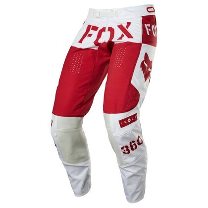 Pantalon cross Fox 360 NOBYL - RED WHITE 2022 Ref : FX3333 