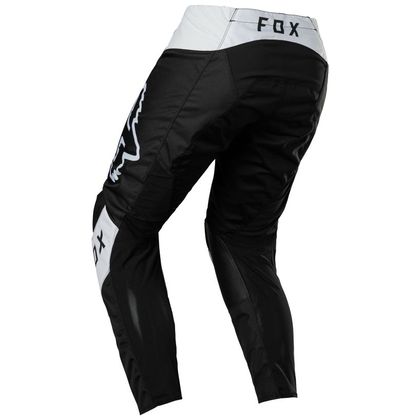 Pantalon cross Fox 180 LUX - BLACK WHITE 2023