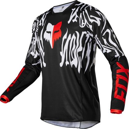 Camiseta de motocross Fox 180 PERIL - BLACK RED 2023 Ref : FX3354 