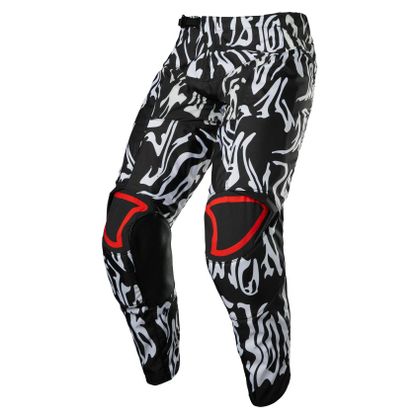Pantalón de motocross Fox 180 PERIL - BLACK RED 2023 - Negro / Naranja Ref : FX3355 