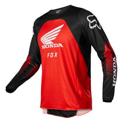 Camiseta de motocross Fox 180 HONDA - BLACK RED 2022 Ref : FX3364 