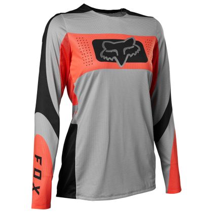 Camiseta de motocross Fox WOMENS FLEXAIR MIRER - STEEL GREY 2022 Ref : FX3472 