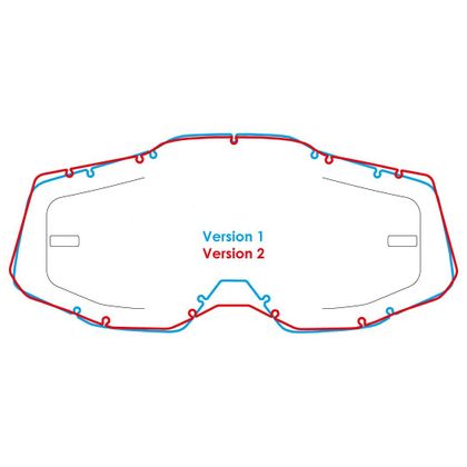 Ecran Masque Airscreen Strata / Accuri / Racecraft - Incolore
