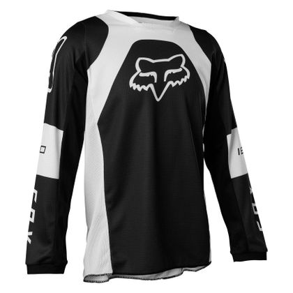 Camiseta de motocross Fox YOUTH 180 LUX - BLACK - Negro Ref : FX3438 