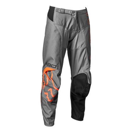 Pantaloni da cross Fox YOUTH 180 SKEW - PATROL - Grigio / Arancione Ref : FX3445 