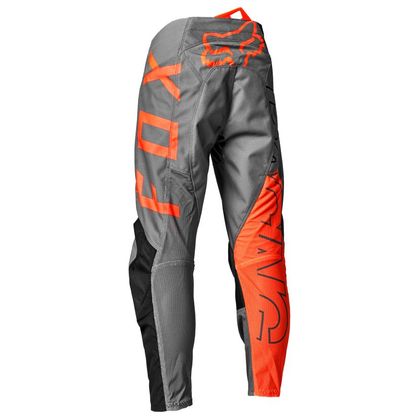 Pantaloni da cross Fox YOUTH 180 SKEW - PATROL - Grigio / Arancione