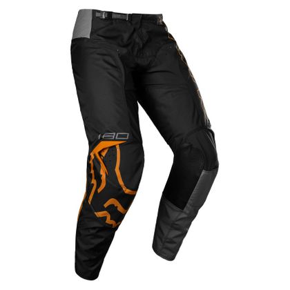 Pantaloni da cross Fox YOUTH 180 SKEW - BLACK GOLD - Nero / Giallo Ref : FX3451 