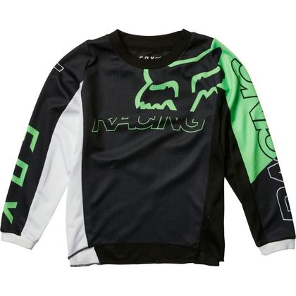 Fox ENFANTS 180 SKEW - BLACK GREEN Cross-Trikot - Schwarz Ref : FX3466 