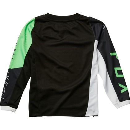 Fox ENFANTS 180 SKEW - BLACK GREEN Cross-Trikot - Schwarz