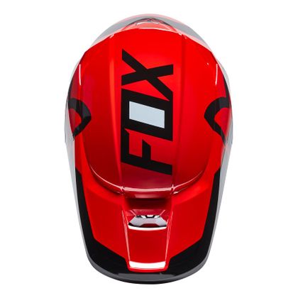 Casque cross Fox YOUTH V1 LUX - FLUO RED