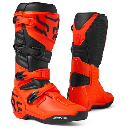 Botas de motocross Fox COMP 2024 - Naranja / Negro Ref : FX3729-C51306 
