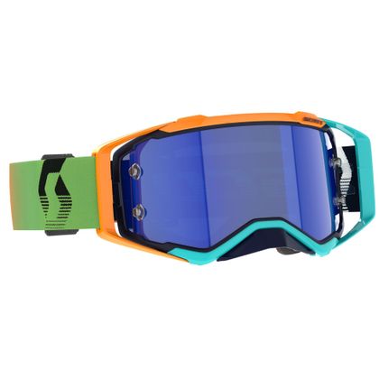 Gafas de motocross Scott Prospect AMP blue/orange blue chrome works 2024 - Azul / Naranja Ref : SCO1346 / 2855361454349 