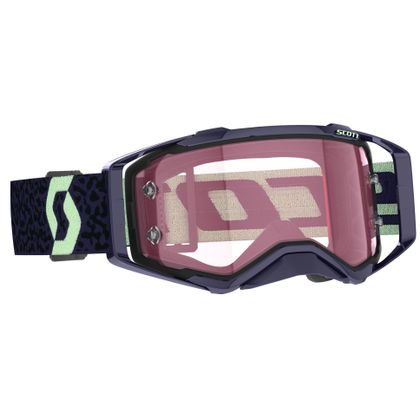 Gafas de motocross Scott Prospect AMP dark purple/mint green rose works 2024 - Violeta / Amarillo Ref : SCO1351 / 2855367696352 