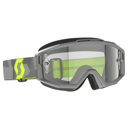 Gafas de motocross Scott Split OTG - light grey/neon yellow clear works 2024 - Gris / Amarillo Ref : SCO1385 / 2855377697113 