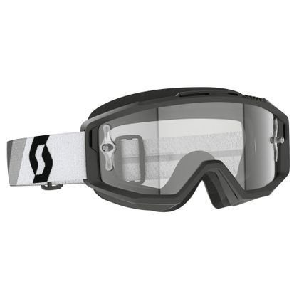 Gafas de motocross Scott Split OTG - premium black/white clear works 2024 - Negro / Blanco Ref : SCO1383 / 2855377702113 