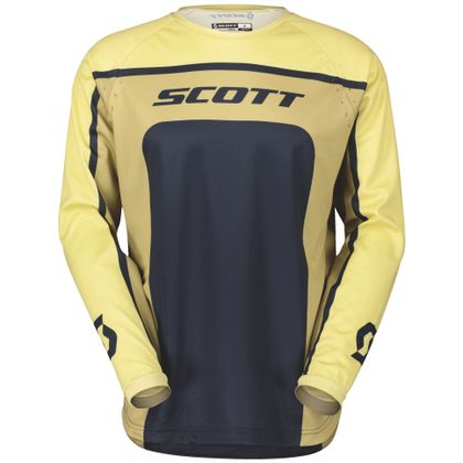 Camiseta de motocross Scott 350 TRACK EVO 2023 - Amarillo / Azul Ref : SCO1321 