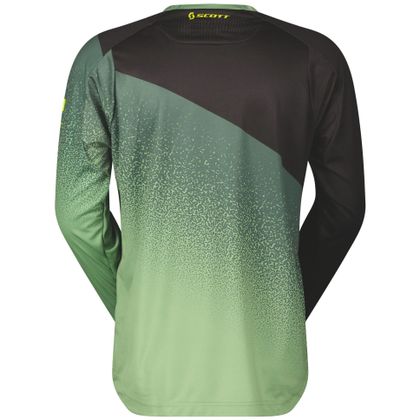 Camiseta de motocross Scott 350 DIRT EVO 2023 - Negro / Verde