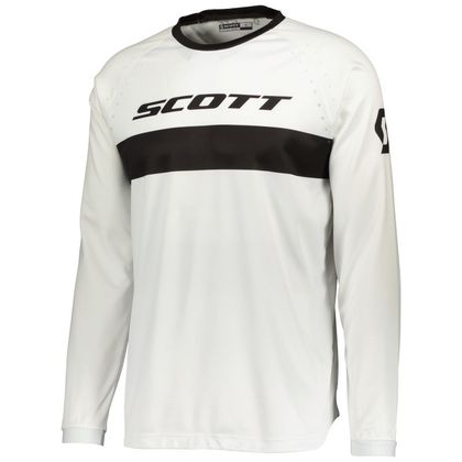 Camiseta de motocross Scott 350 SWAP EVO - NOIR/BLANC 2023 - Negro / Blanco Ref : SCO1145 