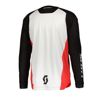Camiseta de motocross Scott 350 SWAP EVO - ROUGE/NOIR 2023 - Rojo / Negro