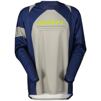 Camiseta de motocross Scott X-PLORE 2024 - Azul / Gris Ref : SCO1156 