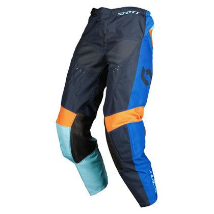 Pantalón de motocross Scott 350 RACE EVO - BLEU/BLANC 2023 - Azul / Naranja Ref : SCO1153 
