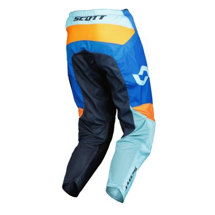 Pantalon cross Scott 350 RACE EVO 2023 - Bleu / Orange