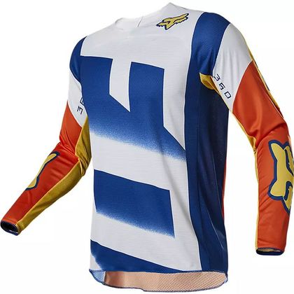 Camiseta de motocross Fox 360 RKANE - ORANGE BLUE 2023 - Naranja / Azul