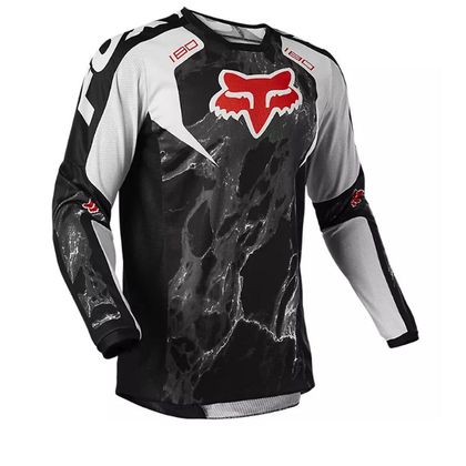 Camiseta de motocross Fox 180 KARRERA - BLACK 2023 Ref : FX3688 