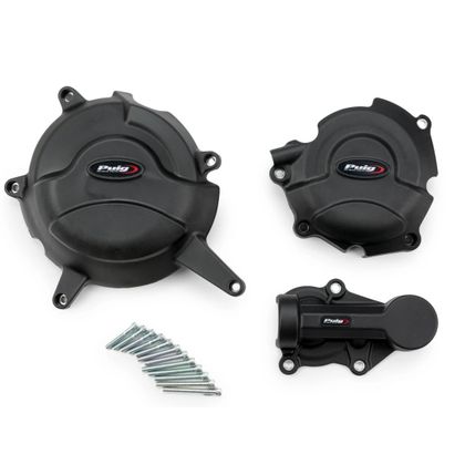 Puig Satz von 3 Schutzbleche Schutz Motor - Schwarz