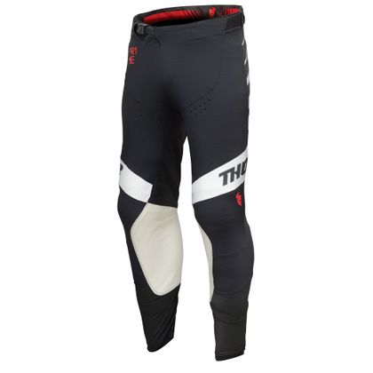 Pantalón de motocross Thor PRIME ANALOG 2023 - Negro / Blanco Ref : TO2976 