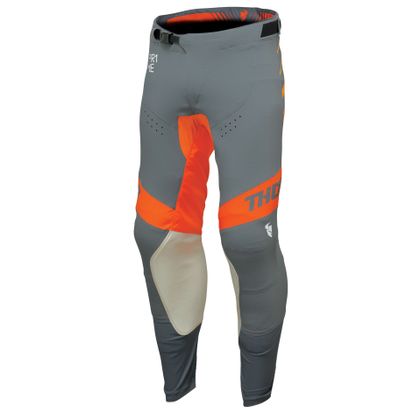 Pantalón de motocross Thor PRIME ANALOG 2023 - Gris / Naranja Ref : TO2975 