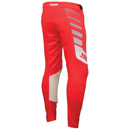 Pantalón de motocross Thor PRIME ANALOG 2023 - Rojo / Blanco