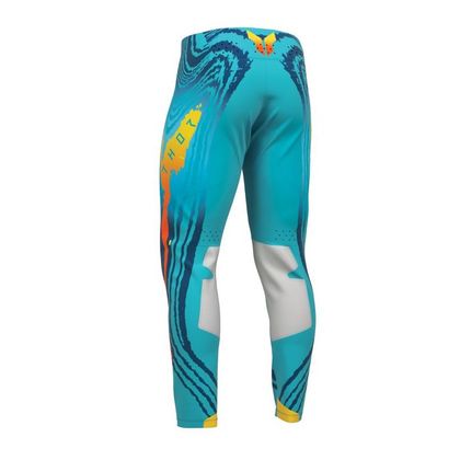Calças de cross Thor SPORTMODE DAMASCUS 2027 - Azul / Laranja
