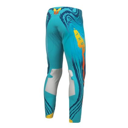 Calças de cross Thor SPORTMODE DAMASCUS 2027 - Azul / Laranja