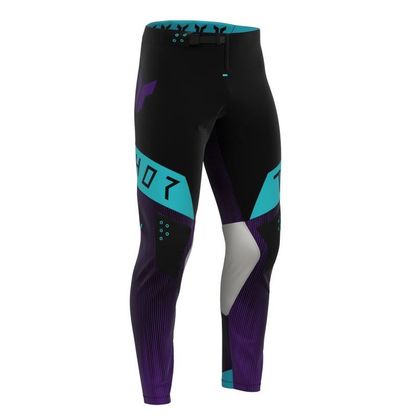 Calças de cross Thor SPORTMODE VANISH 2027 - Preto / Violeta Ref.: TO3511 