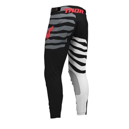 Calças de cross Thor LAUNCH SHREDDER 2027 - Preto / Branco