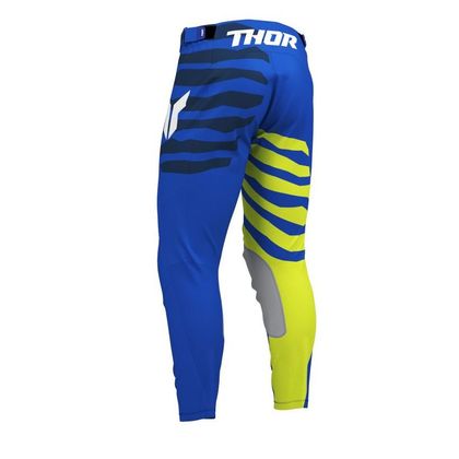 Calças de cross Thor LAUNCH SHREDDER 2027 - Azul / Amarelo