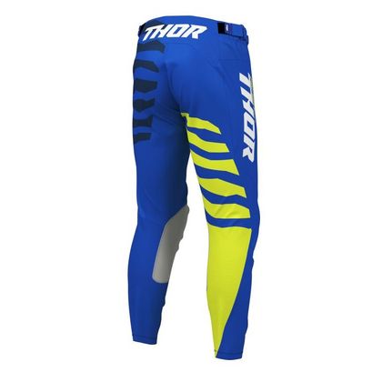 Calças de cross Thor LAUNCH SHREDDER 2027 - Azul / Amarelo