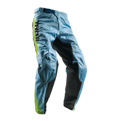Pantalón de motocross Thor PULSE AIR PROFILE POWDER BLUE/LIME  2018 Ref : TO1804 