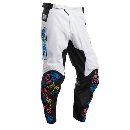 Pantalón de motocross Thor PULSE - FAST BOYZ - WHITE 2020 Ref : TO2353 