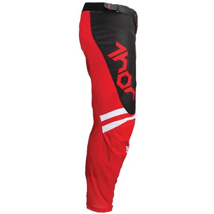 Pantalón de motocross Thor PULSE CUBE RED WHITE ENFANT