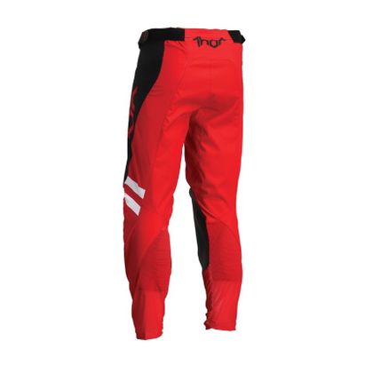 Pantaloni da cross Thor PULSE CUBE RED WHITE 2023 - Rosso / Bianco