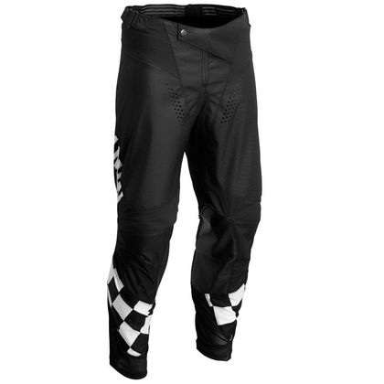 Pantalón de motocross Thor HALLMAN DIFFER CHEQ BLACK WHITE 2023 - Negro / Blanco Ref : TO2739 