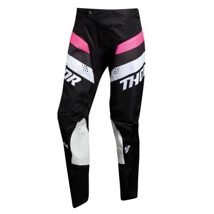 Pantalón de motocross Thor WOMEN'S PULSE - RACER - BLACK PINK 2021 Ref : TO2543 