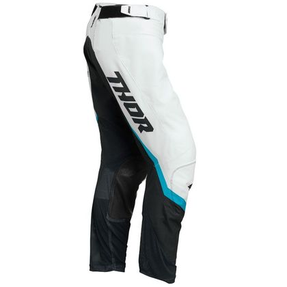 Pantalón de motocross Thor PULSE REV MIDNIGHT WHITE FEMME 2023 - Blanco