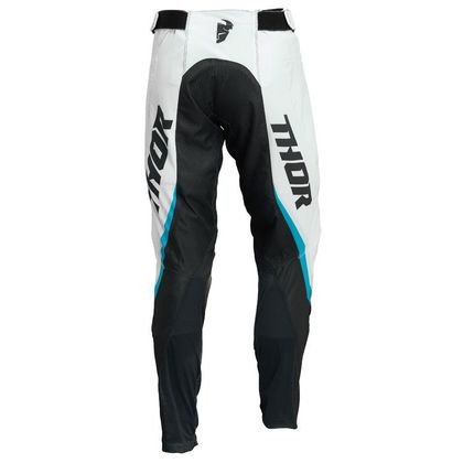 Pantalón de motocross Thor PULSE REV MIDNIGHT WHITE FEMME 2023 - Blanco