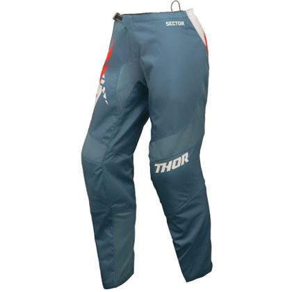 Pantalón de motocross Thor SECTOR SPLIT WOMEN 2023 - Azul / Amarillo Ref : TO2985 