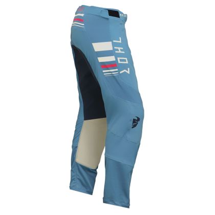 Pantalón de motocross Thor PRIME BLAZE WOMEN 2023 - Blanco / Azul