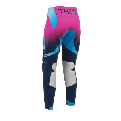 Pantalon cross Thor SPORT MERGE - FEMME 2027 - Bleu / Rose